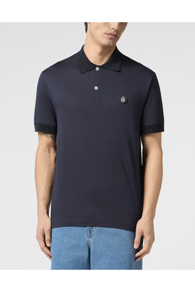 Polo T-Shirt Basic Men, Main, color, navy