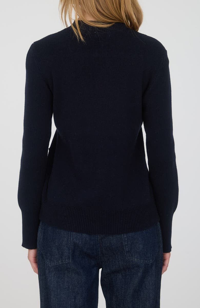 Blu Pepper Pocket Cardigan, Alternate, color, Navy