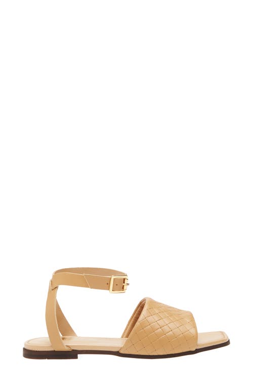 Bruno Magli Rita Woven Sandal In Brown