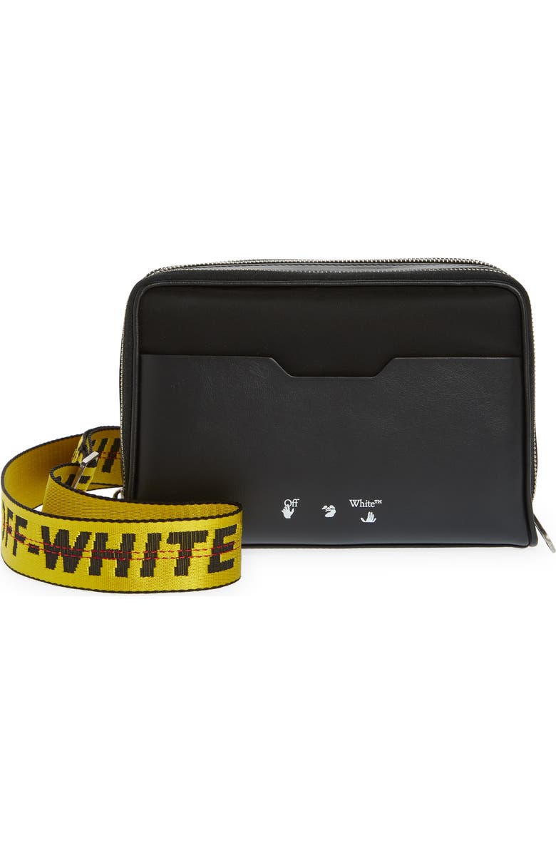 Off-White Logo Nylon Crossbody Bag, Main, color,