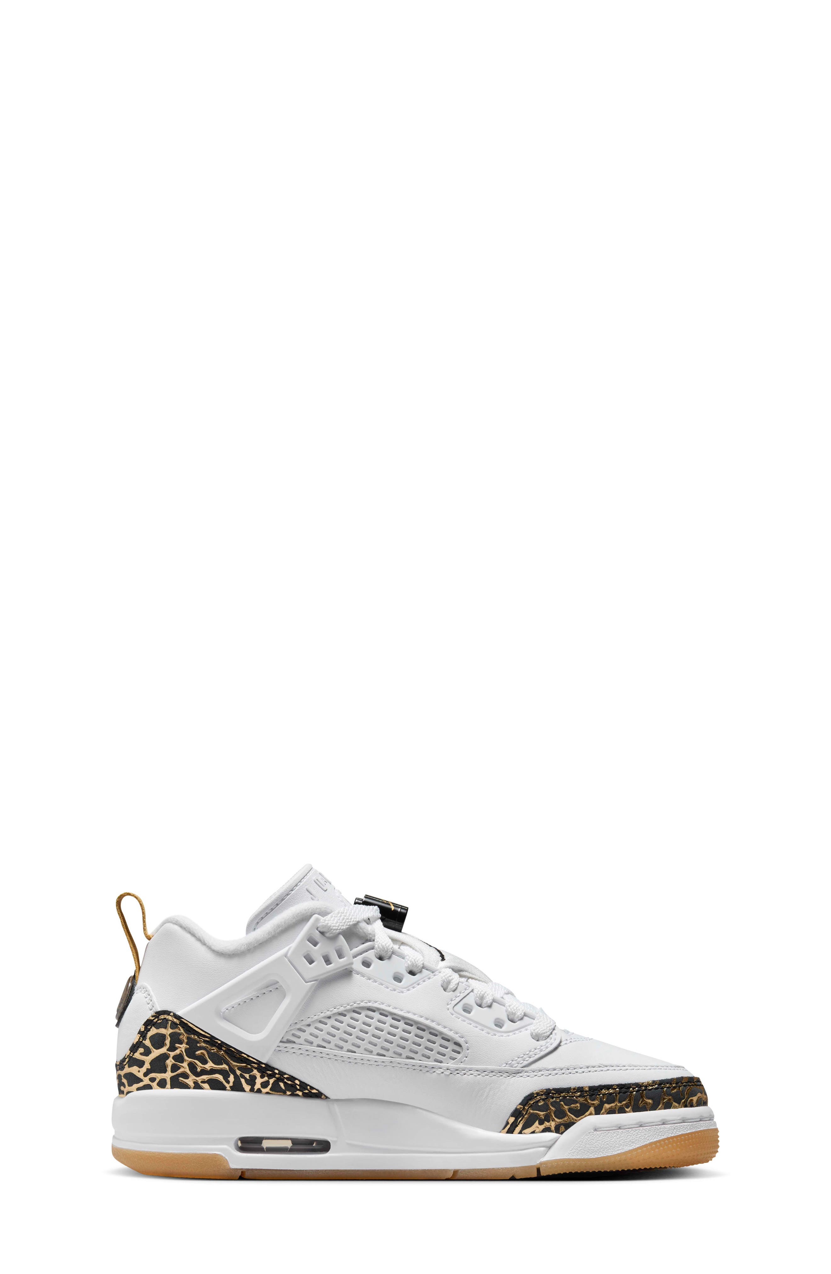 Nike Kids' Spizike Low Sneaker, Alternate, color, White/ Gold/ Sail/ Black