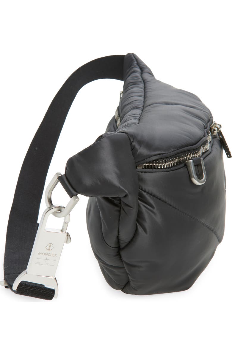 Moncler x Rick Owens Belt Bag, Alternate, color, Black