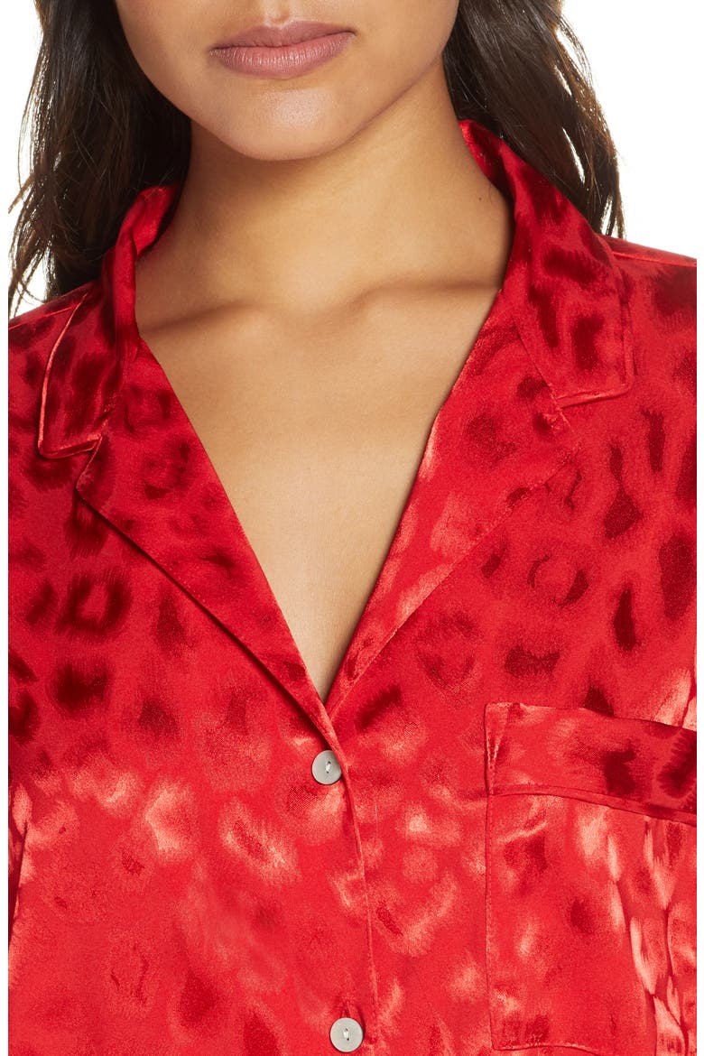 Satin Pajamas, Alternate, color, CRIMSON RED