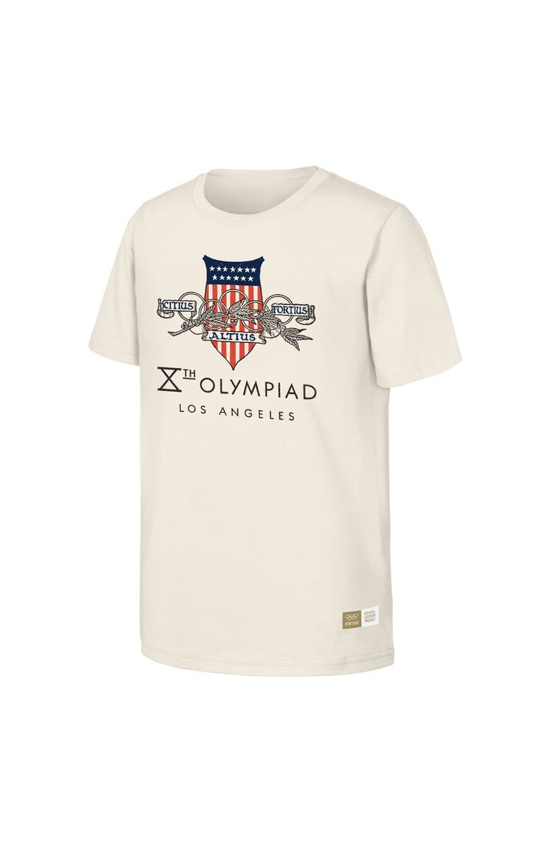 Outerstuff Men's Natural 1932 Los Angeles Games Olympic Heritage T-Shirt, Alternate, color, Natural