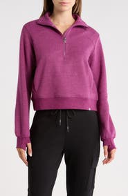 MARIKA Onyx Half Zip Pullover