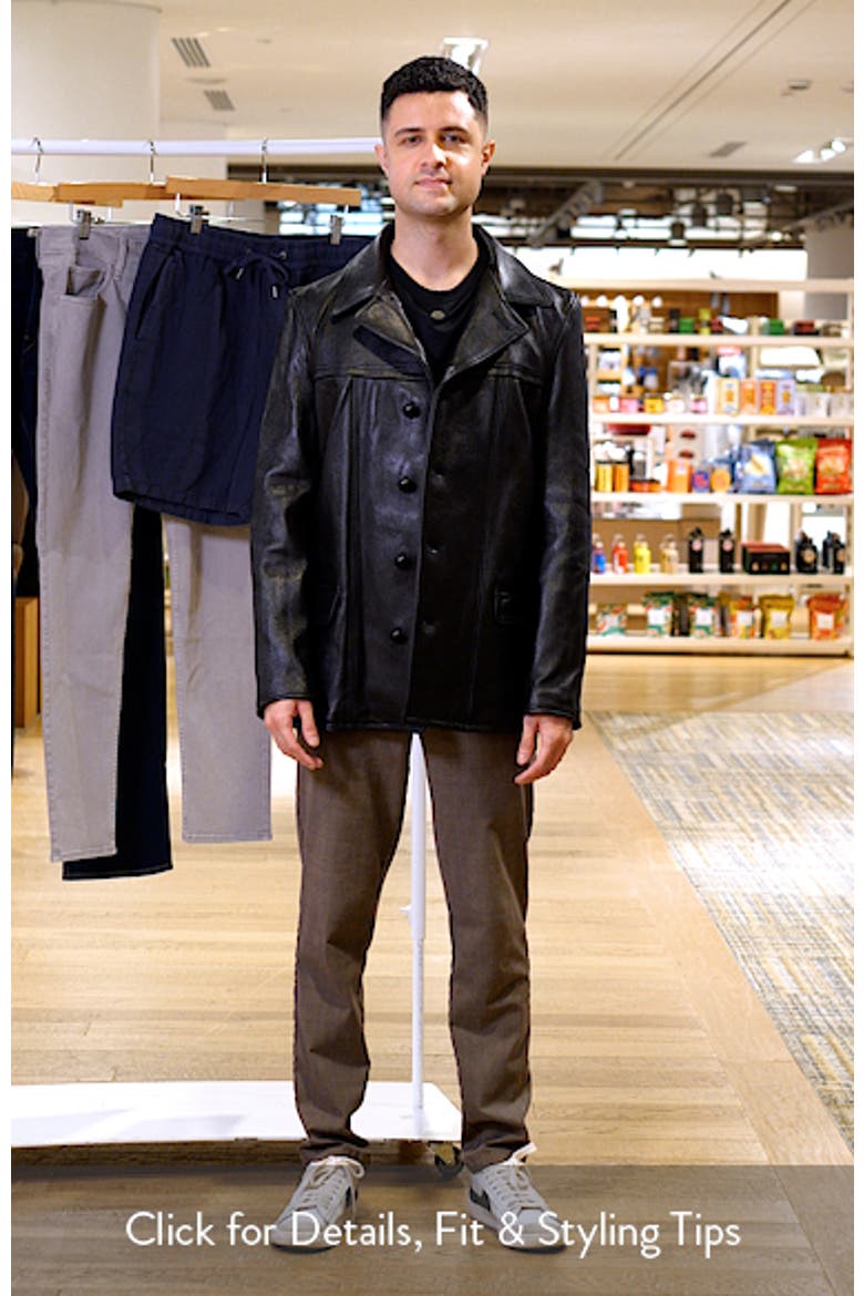 Backstage Leather Car Coat video