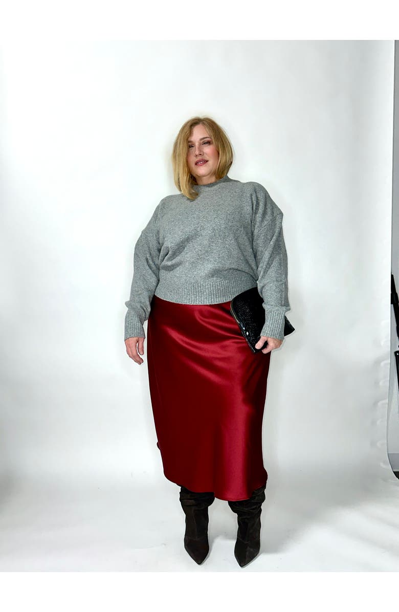 BAACAL Cabaret Slip Dress, Alternate, color, Wine