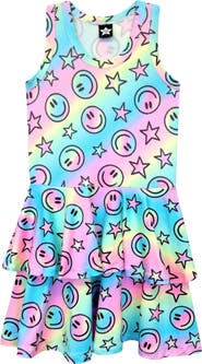 PixieLane Kids' Racerback Ruffle Skirt Dress