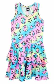 PixieLane Kids' Racerback Ruffle Skirt Dress