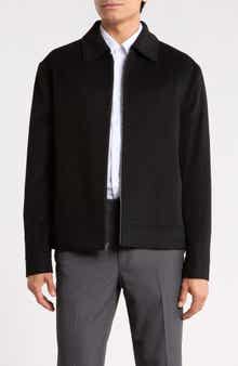 Wool Blend Bomber Jacket