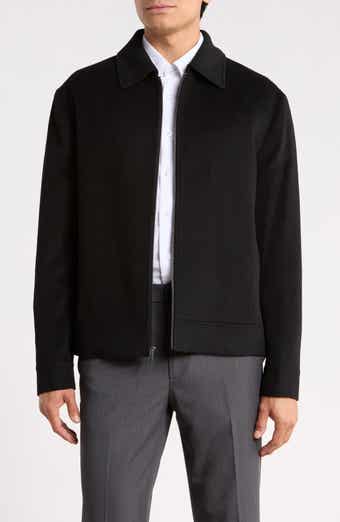 Wool Blend Bomber Jacket