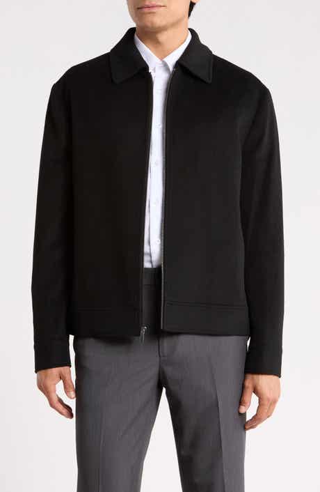 Wool Blend Bomber Jacket