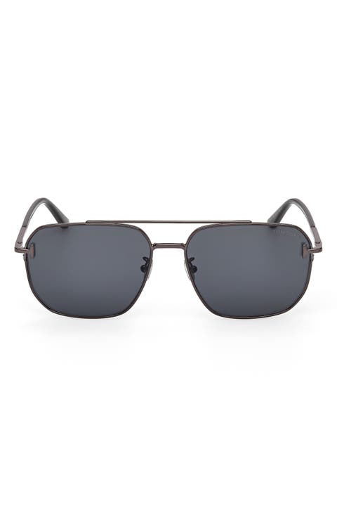 61mm Navigator Sunglasses