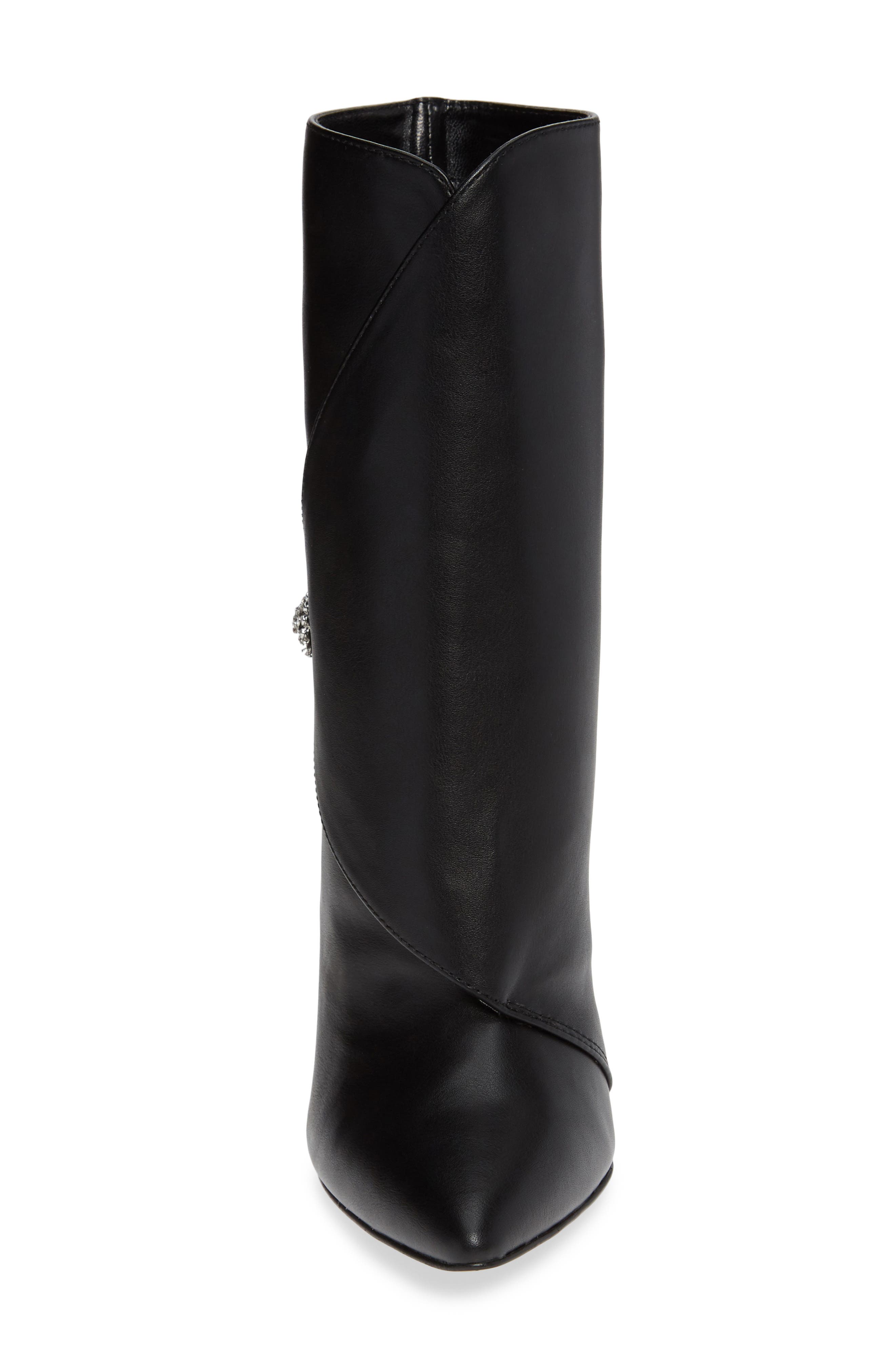 Charles by Charles David Pistol Crystal Embellished Pointy Toe Bootie, Alternate, color, 