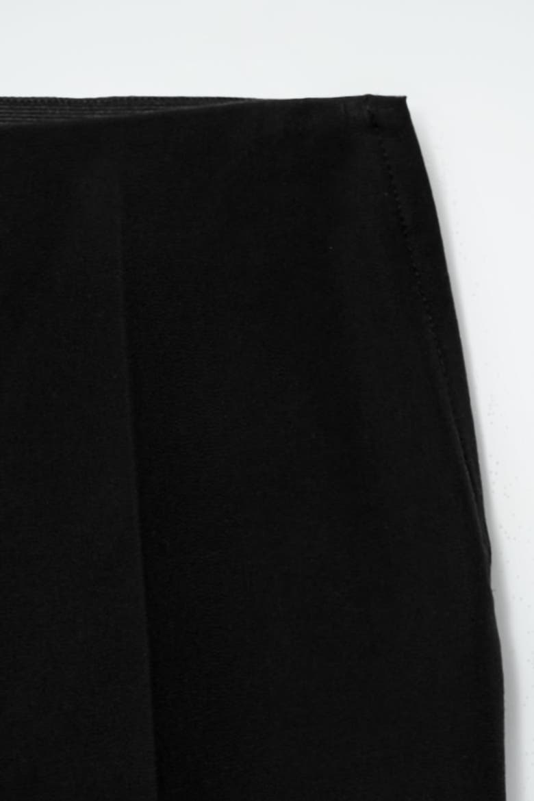 Slim-Leg Cropped Pants, Alternate, color, BLACK