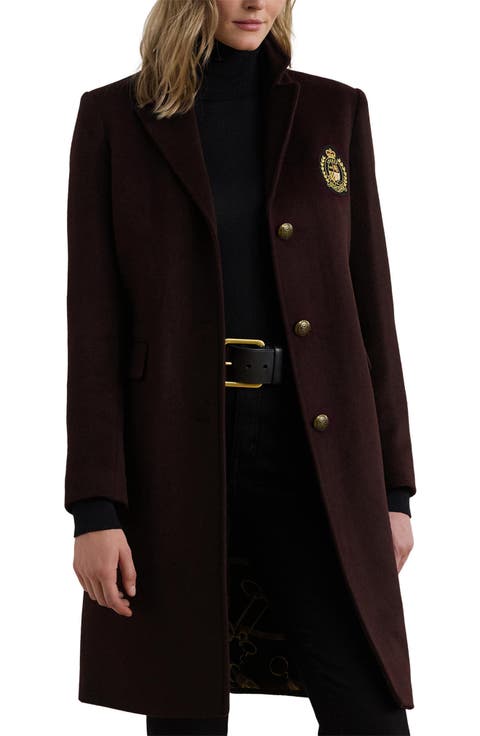 コート CO Burgundy Wool Coat ZARA ZW COLLECTION WOOL BLEND COAT BURGUNDY NEW FW24/25