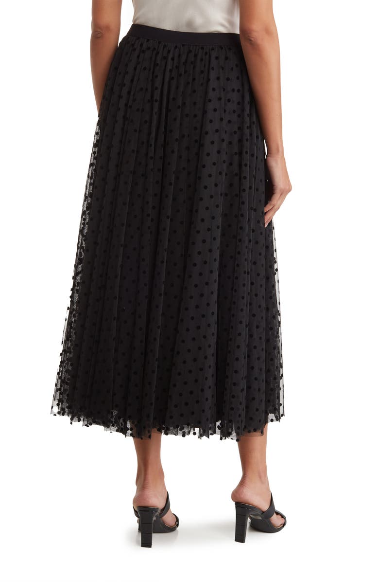 DR2 by Daniel Rainn Swiss Dot A-Line Skirt, Alternate, color, 