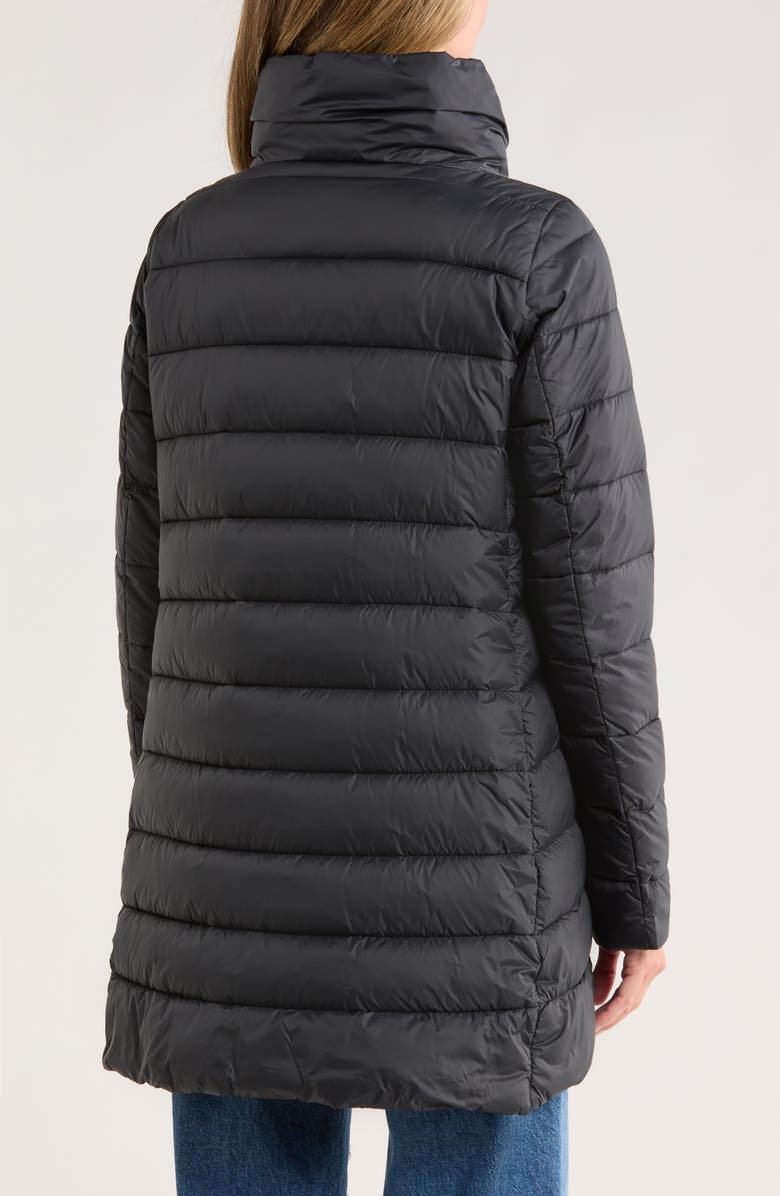 Save The Duck Linnea Puffer Jacket, Alternate, color, Black