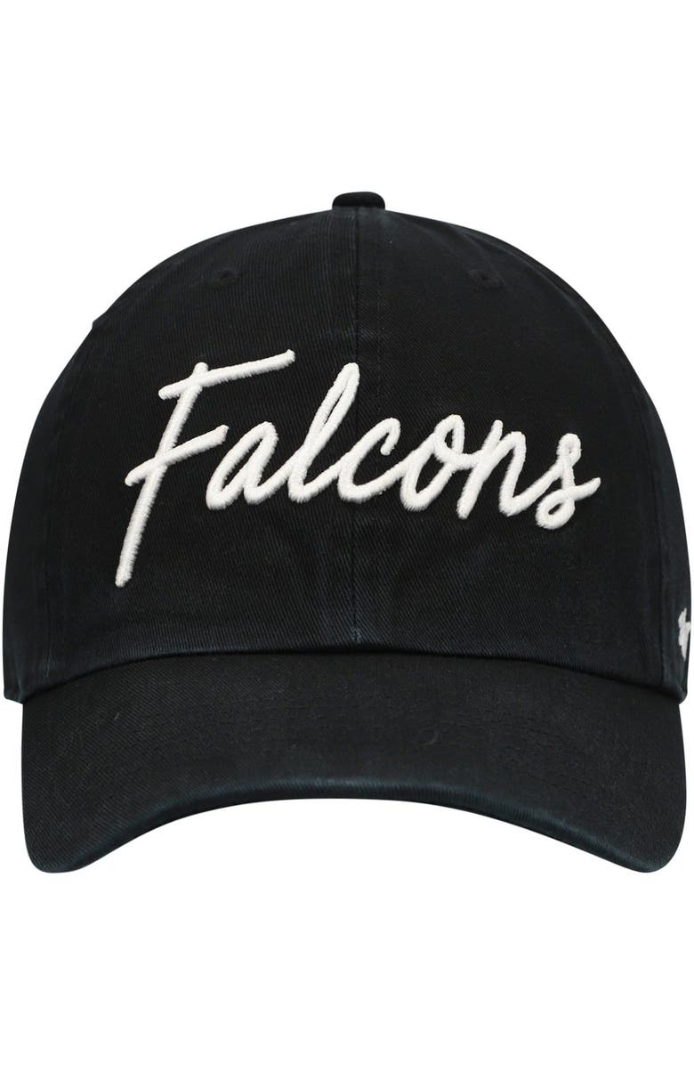 '47 Women's '47 Black Atlanta Falcons Vocal Clean Up Adjustable Hat, Alternate, color,