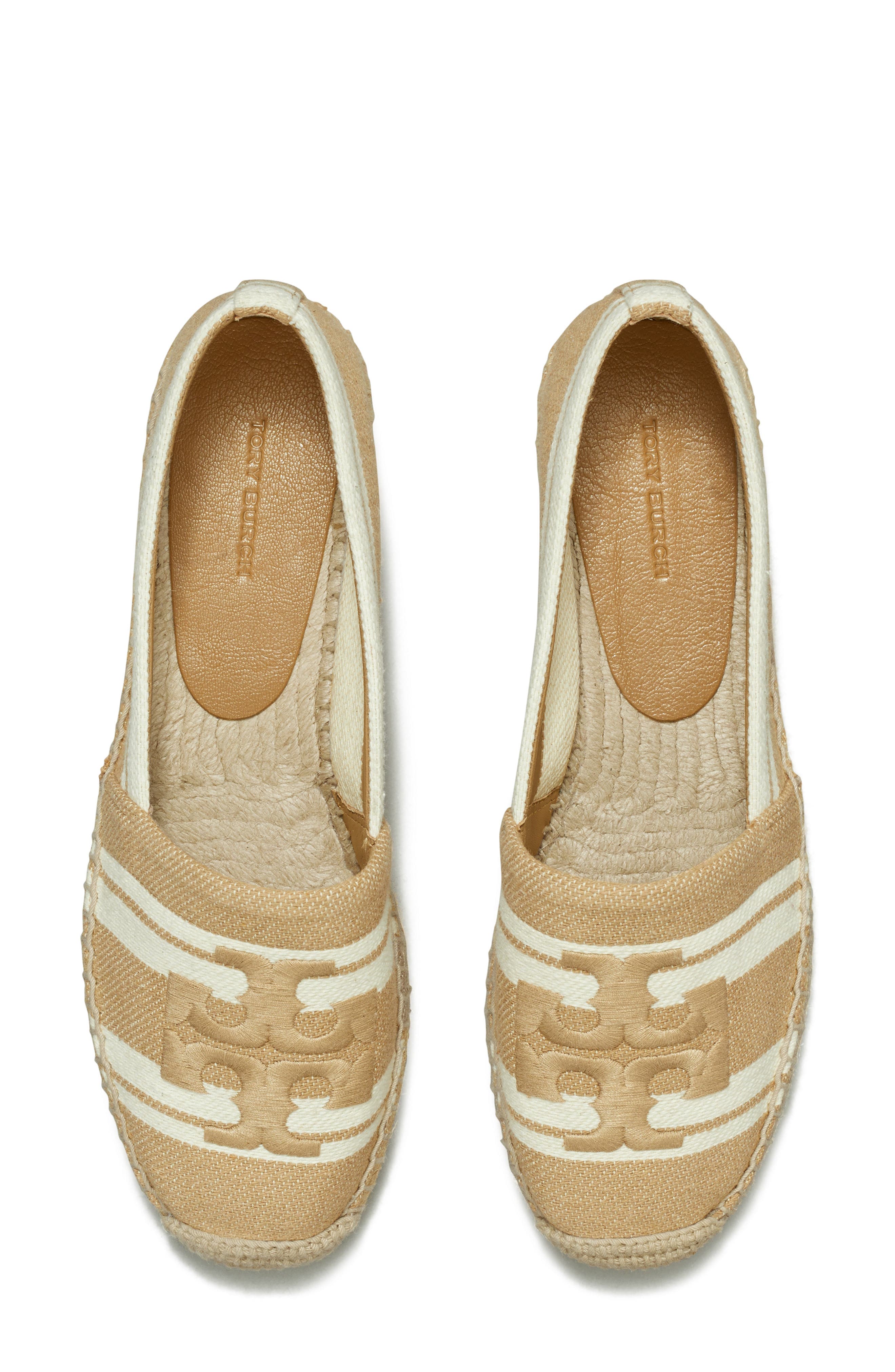 Tory Burch Double T Jacquard Espadrille, Alternate, color, 