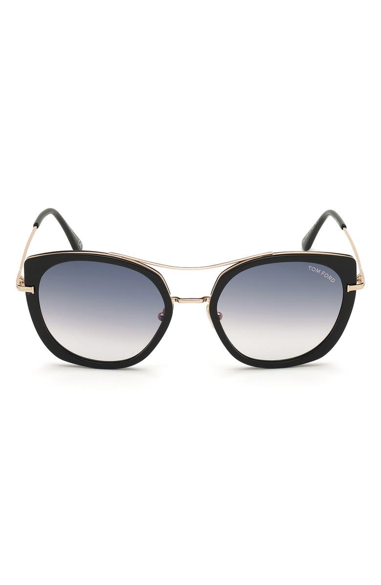 TOM FORD Joey 56mm Cat Eye Sunglasses, Main, color, 