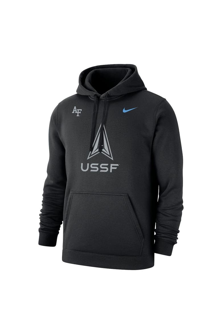 Men's Nike Black Air Force Falcons Space Force Rivalry Fleece Pullover Hoodie, Alternate, color, Black