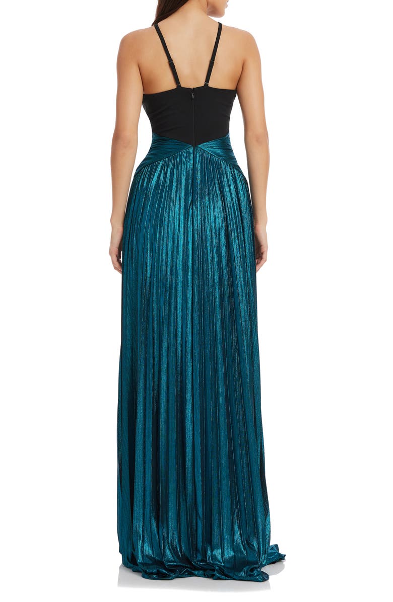 Dress the Population Tuuli Halter Gown, Alternate, color, 