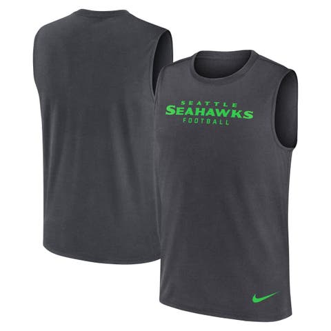 Men's Nike Charcoal Seattle Seahawks Primetime Legend Performance Muscle Tank Top