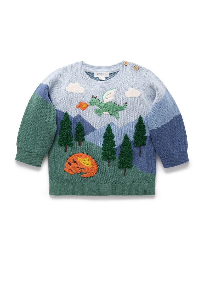 Dragon Mountain Jumper, Main, color, Dragon Jacquard
