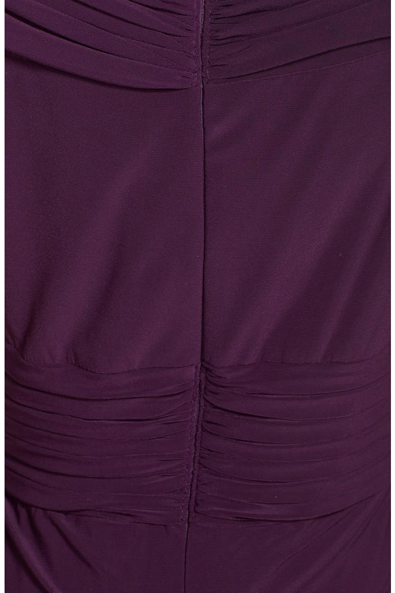Beaded Artichoke Tier Matte Jersey Gown, Alternate, color, PLUM