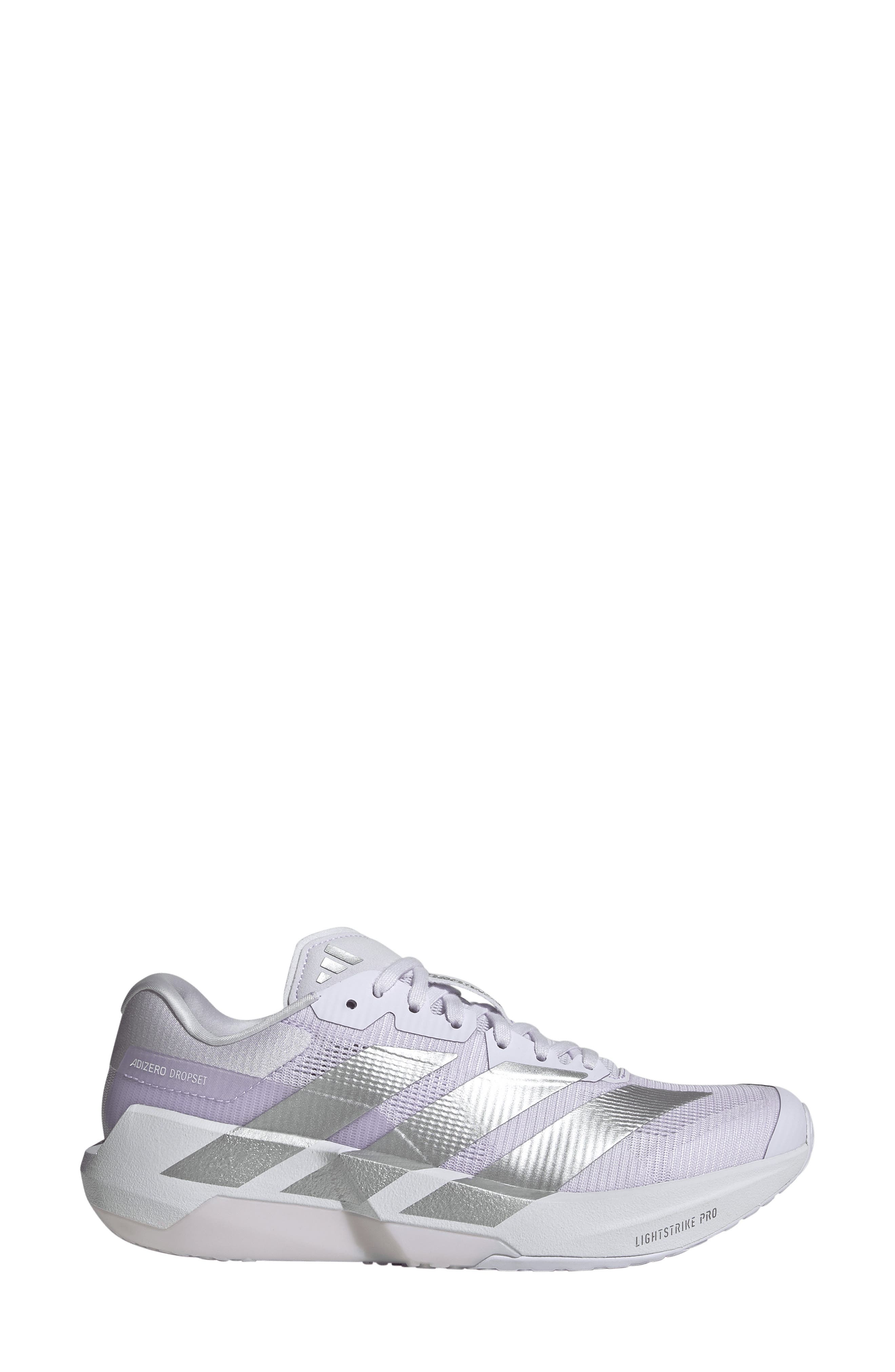 Adizero Dropset Pro Training Shoe, Alternate, color, FROZEN PURPLE/ SILVER/ WHITE