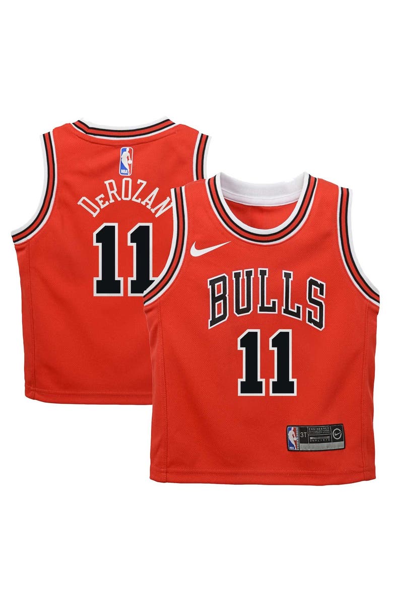 Nike Toddler Nike DeMar DeRozan Red Chicago Bulls 2021/22 Replica Jersey - Icon Edition, Main, color, 