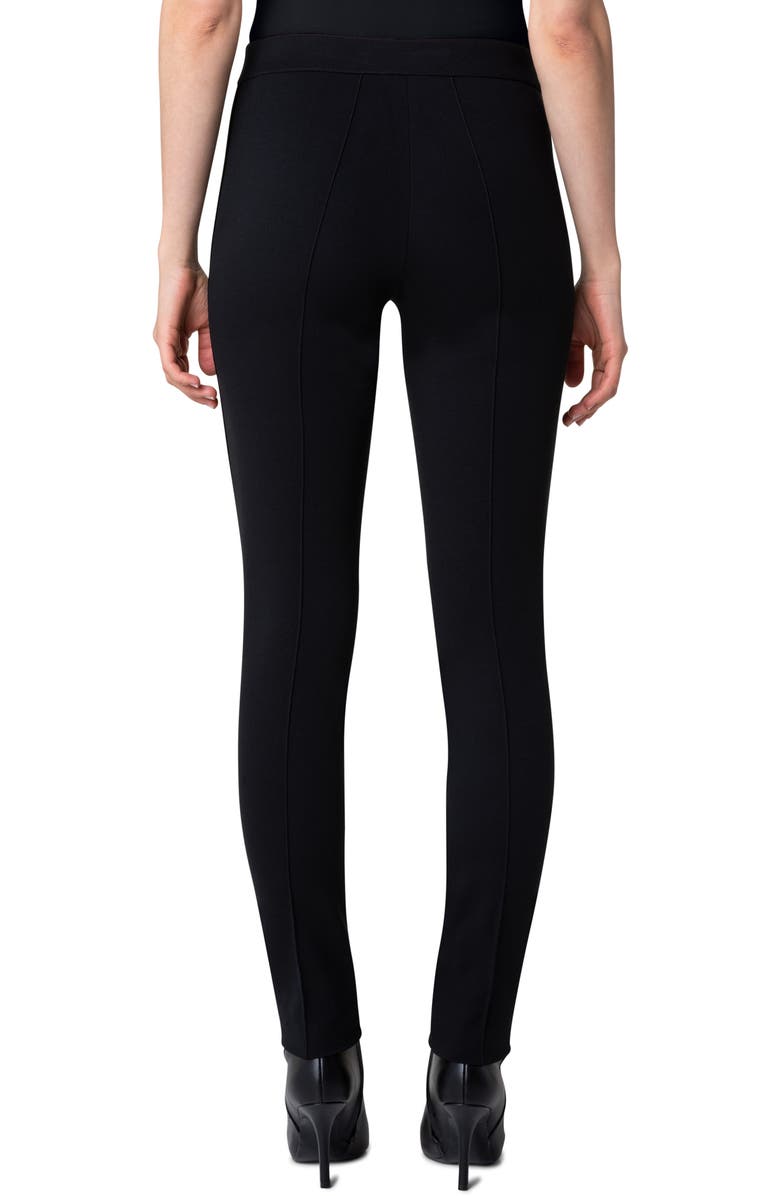 Akris punto Mara Tuxedo Stripe Slim Fit Jersey Pants, Alternate, color, 