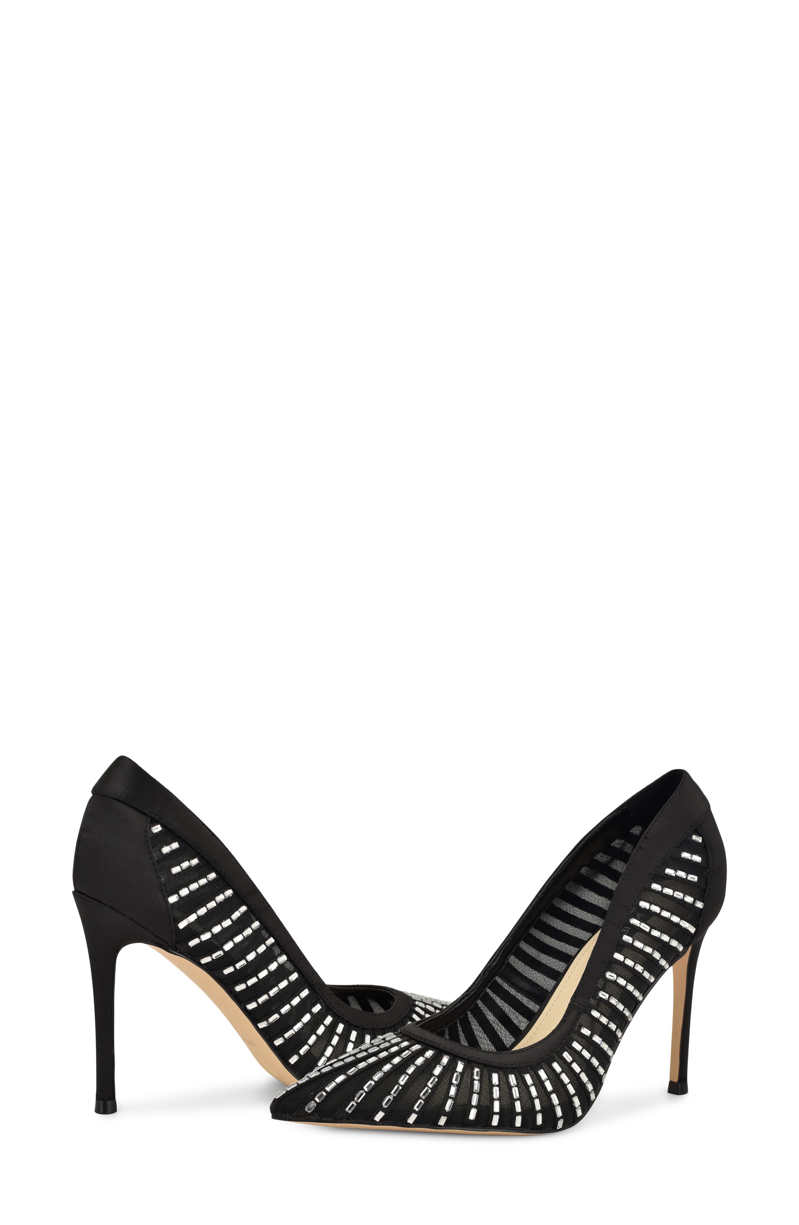 Nine West Feresah Pointed Toe Pump, Alternate, color, Black