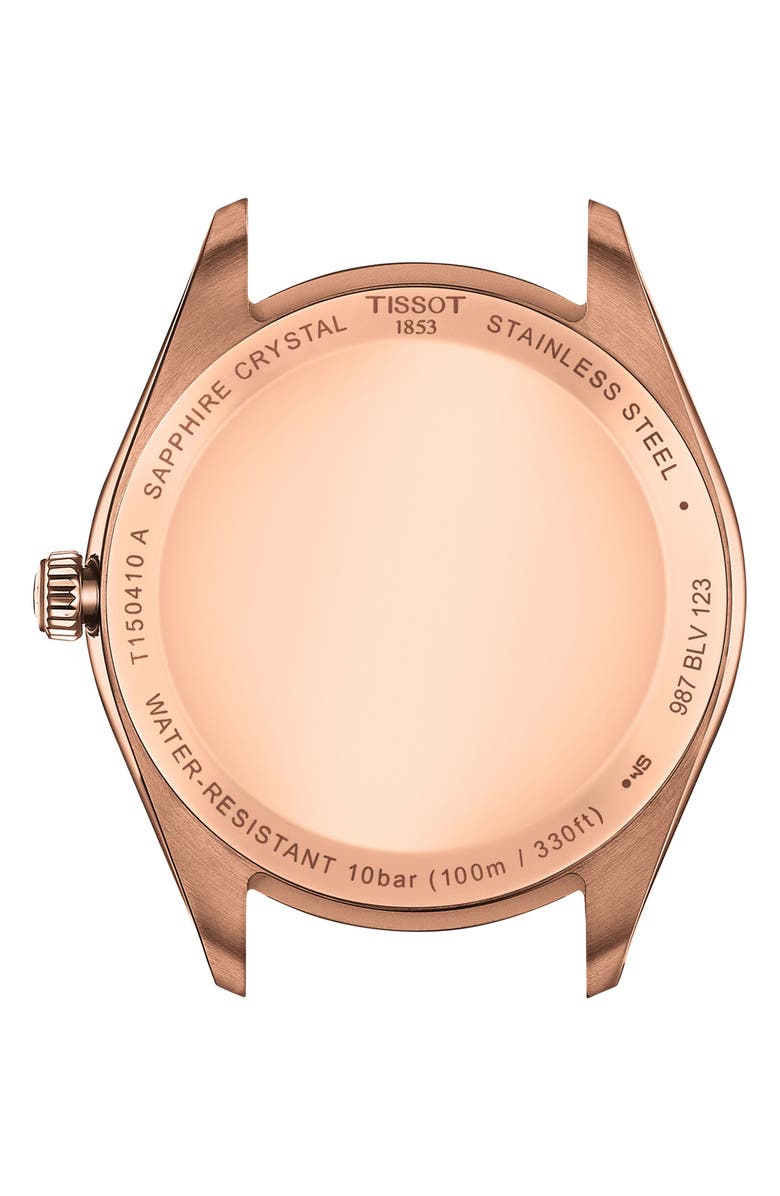 Tissot PR 100 Quartz Bracelet Watch, 40mm, Alternate, color, Black