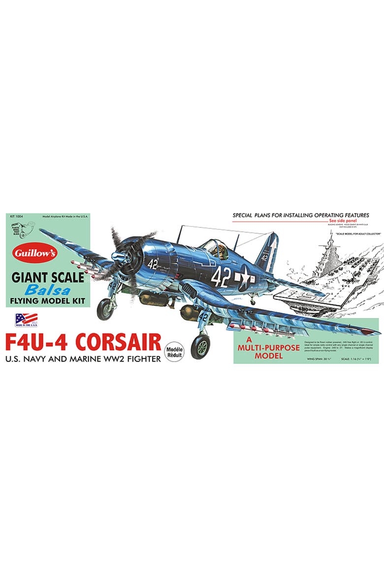 Vought F4U-4 Corsair Model Kit, Alternate, color, Multicolored