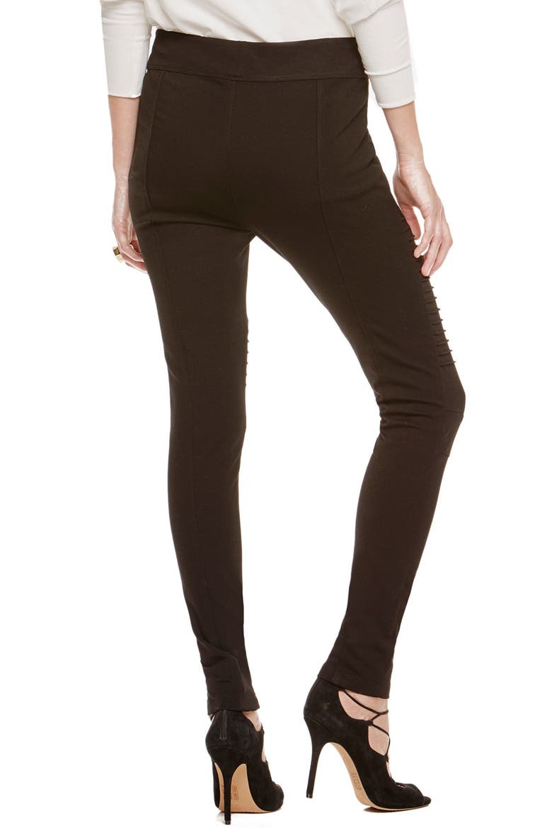 Two by Vince Camuto Ponte Leggings, Alternate, color, RICH BLACK