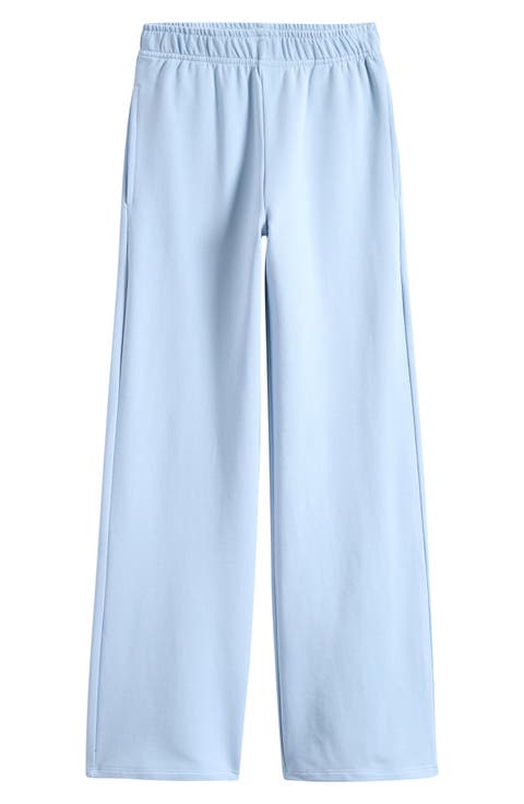 Kids' Wide Leg French Terry Pants (Big Kid)