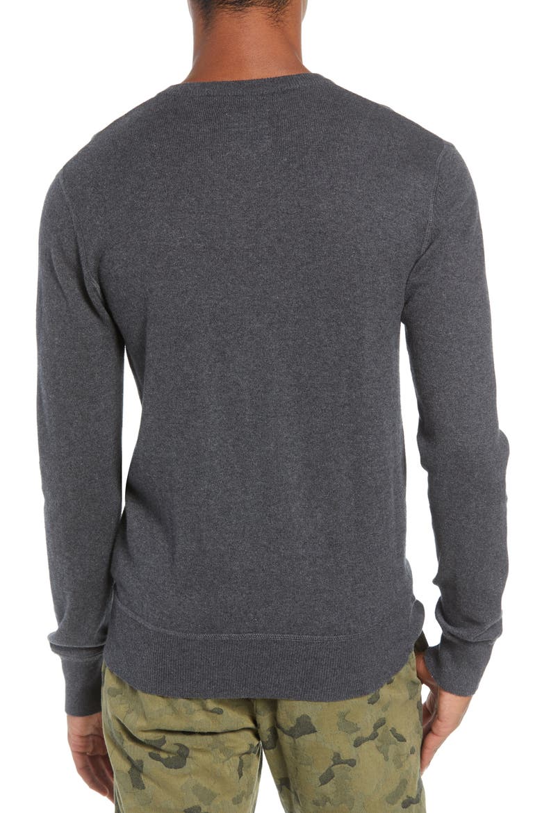 Tournament Regular Fit V-Neck Sweater, Alternate, color, HEATHER CHARCOAL