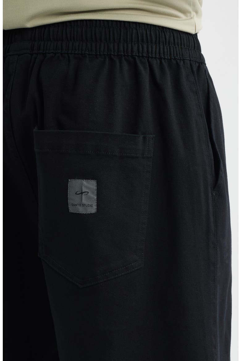 Peninsula Forever Drawstring Shorts, Alternate, color, BLACK