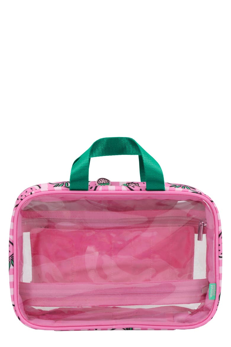 Kids' Mini Madrid Clear Hand Case, Main, color, PINK