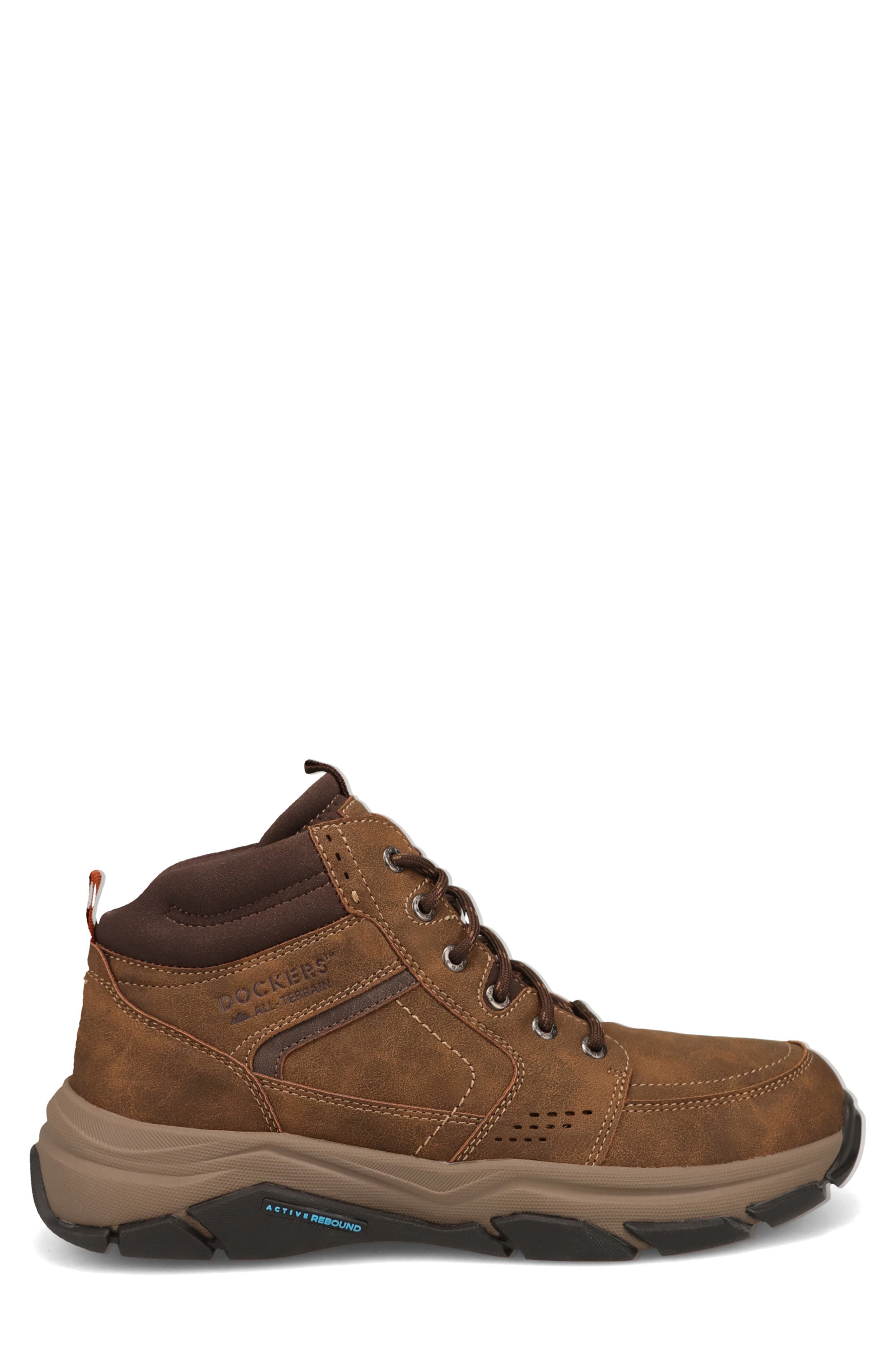 Royce Faux Leather Boot, Alternate, color, TOBACCO