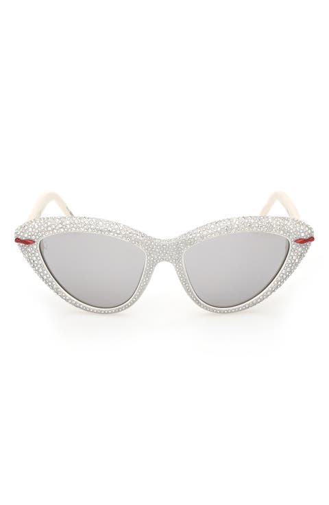 56mm Cat Eye Sunglasses