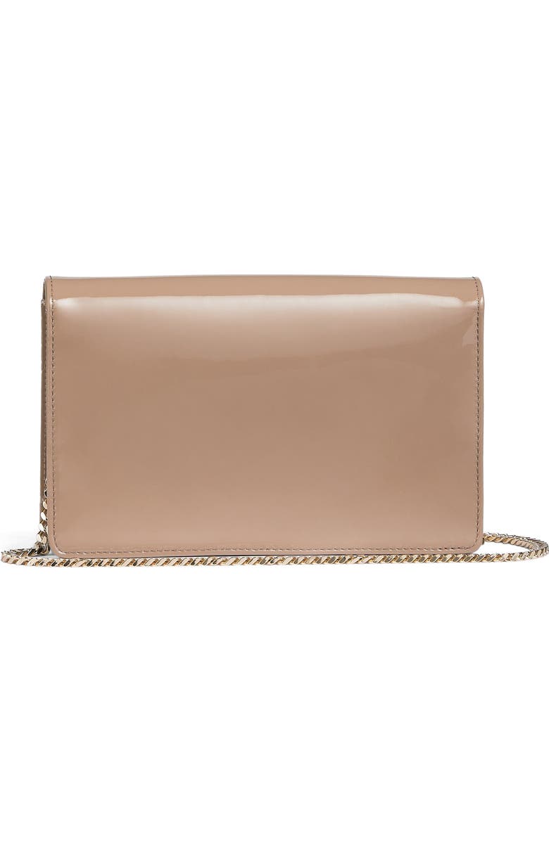 LK Bennett Cici Rectangular Clutch, Alternate, color, Dark Taupe