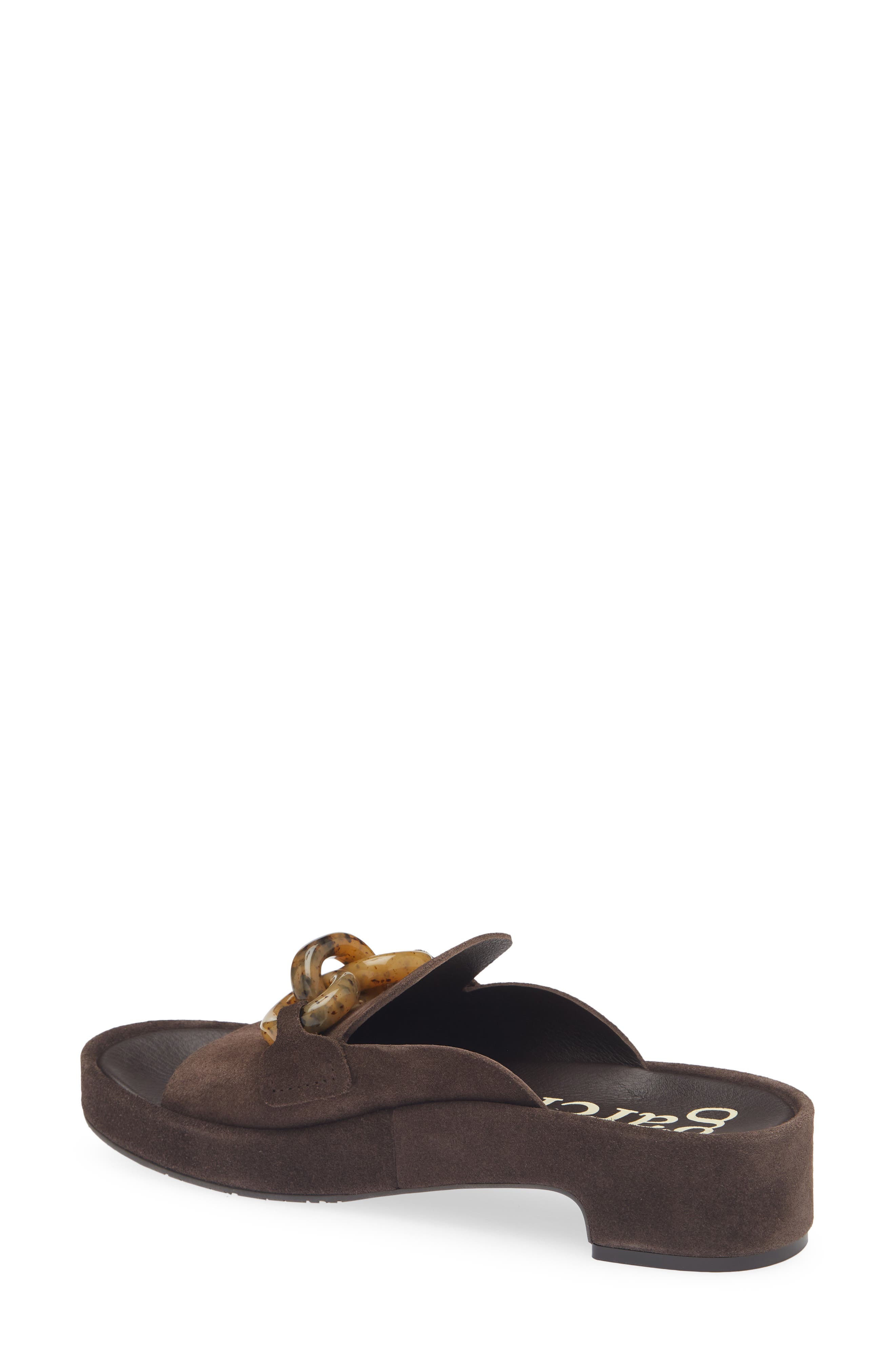 Pedro Garcia Lua Slide Sandal, Alternate, color, Brown Castoro-Tortoise