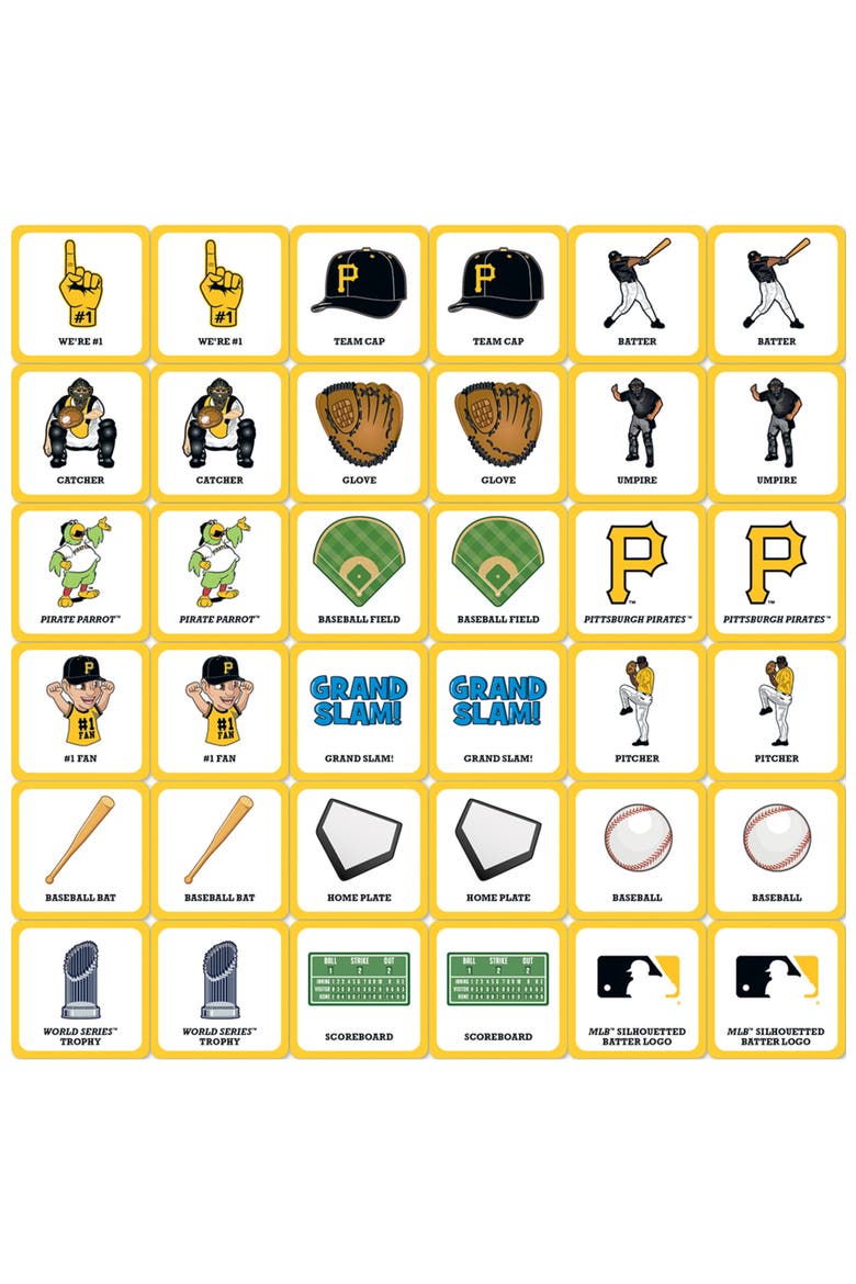 Pittsburgh Pirates Matching Game, Alternate, color, Multicolor