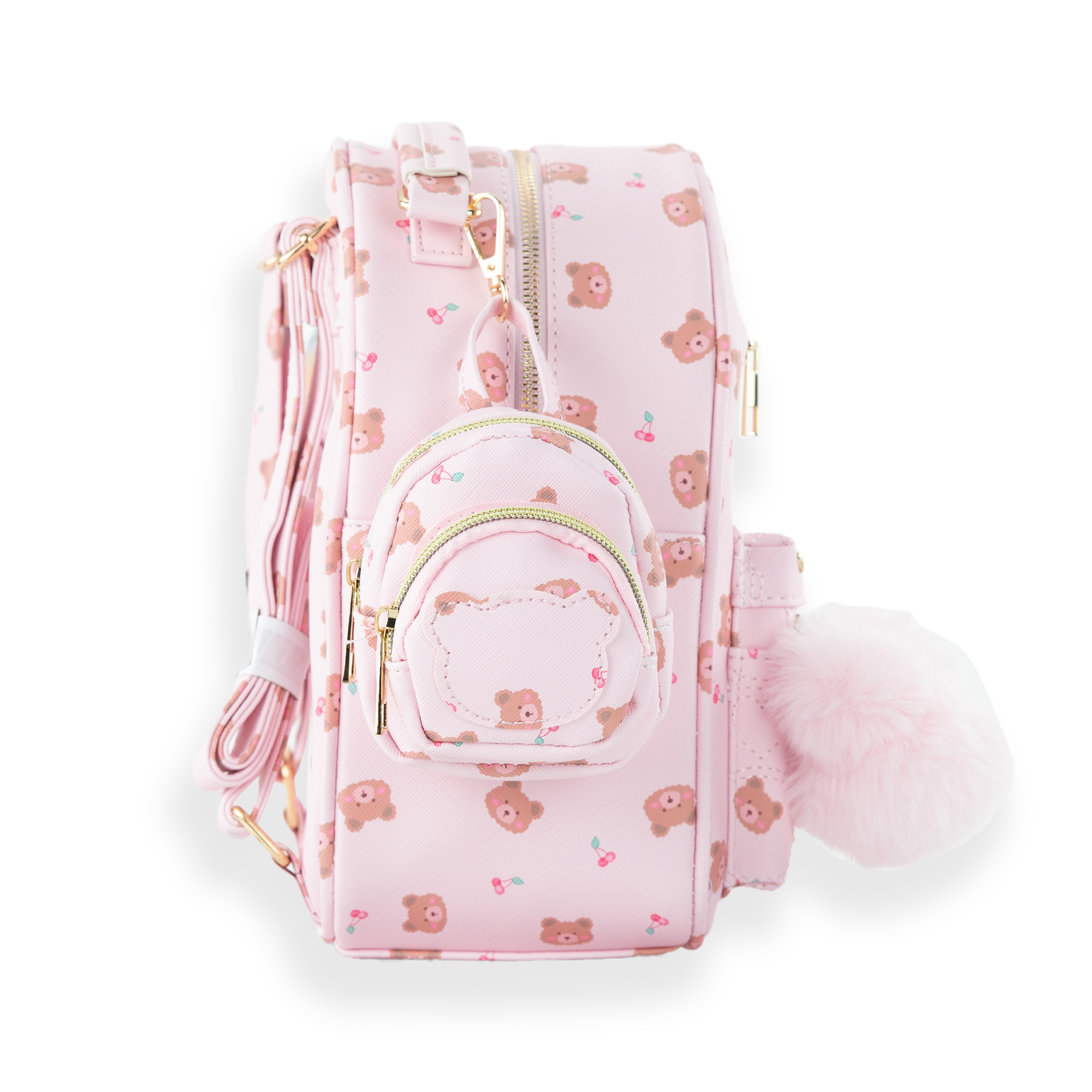 Sweet Bear & Cherry Mini Backpack Set, Alternate, color, Cherry Bear Blush/ Blush