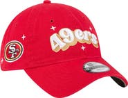 New Era Girls Youth New Era  Scarlet San Francisco 49ers Cheer 9TWENTY Adjustable Hat