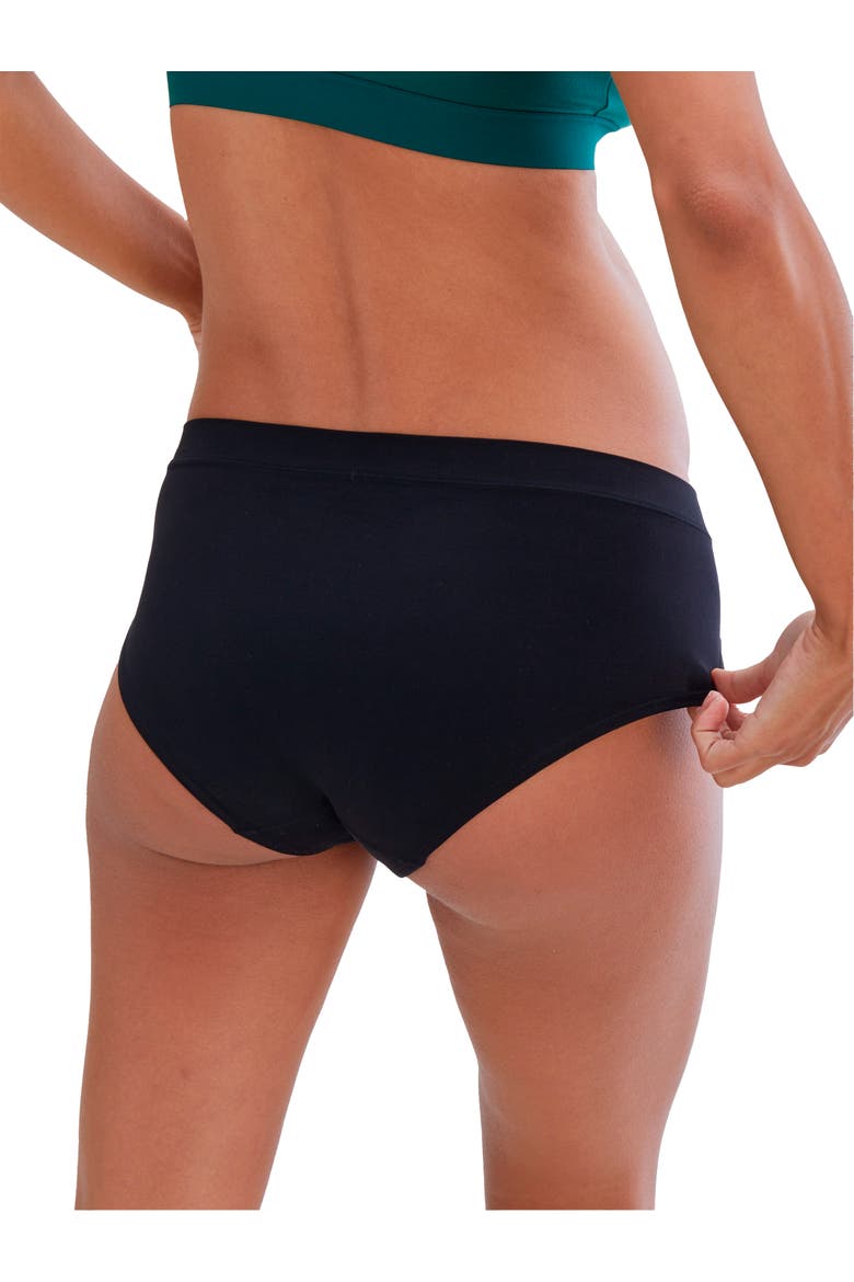 3-Pack Cooling Maternity Briefs, Alternate, color, BLACK