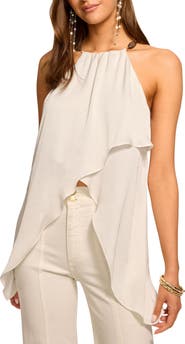 Ramy Brook Ayla Bead Detail Layered Top